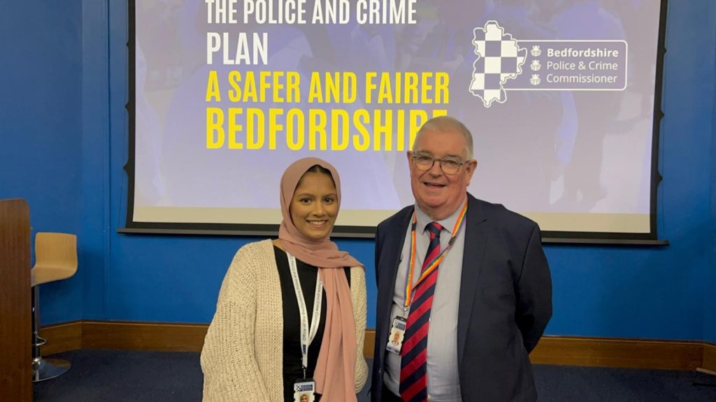 police and crime commissioner john tizard and deputy umme ali